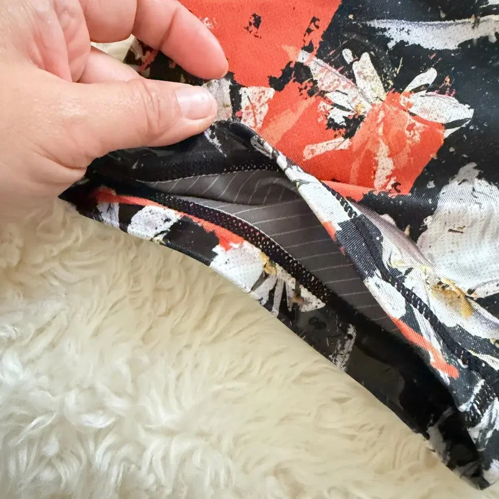 IAB Leaf Print Athletic Shorts